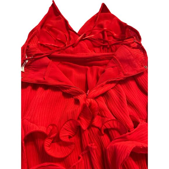 Saints and Secrets Red Mini Dress Size M - Picture 12 of 15